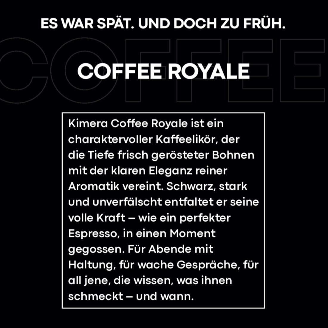 Coffee Royale Likör