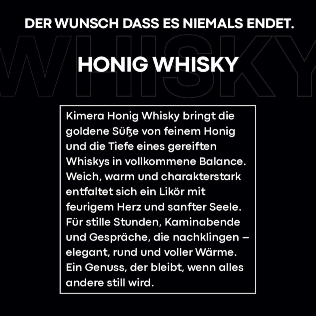 Honig Whisky Likör