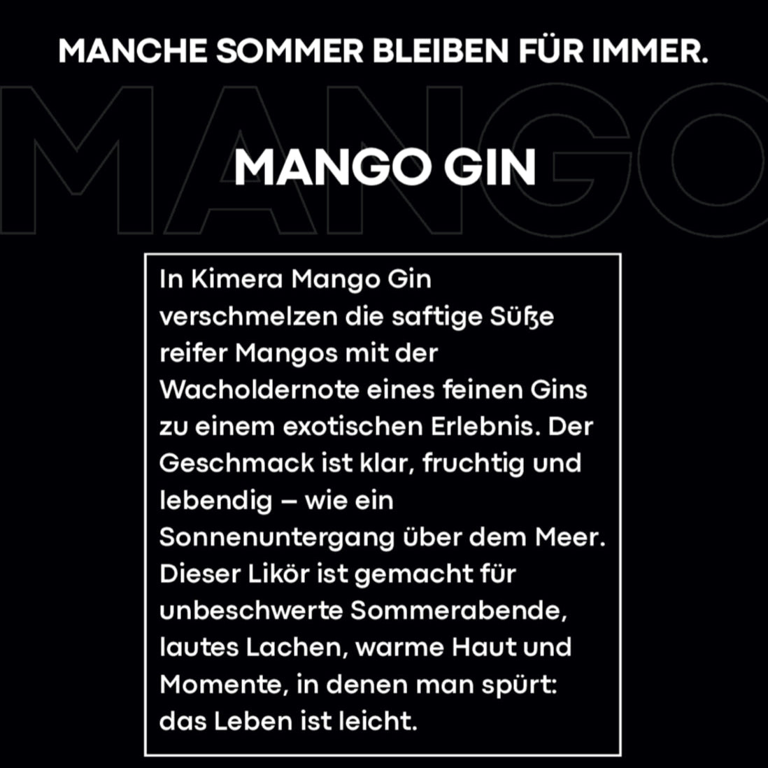 Mango Gin Likör