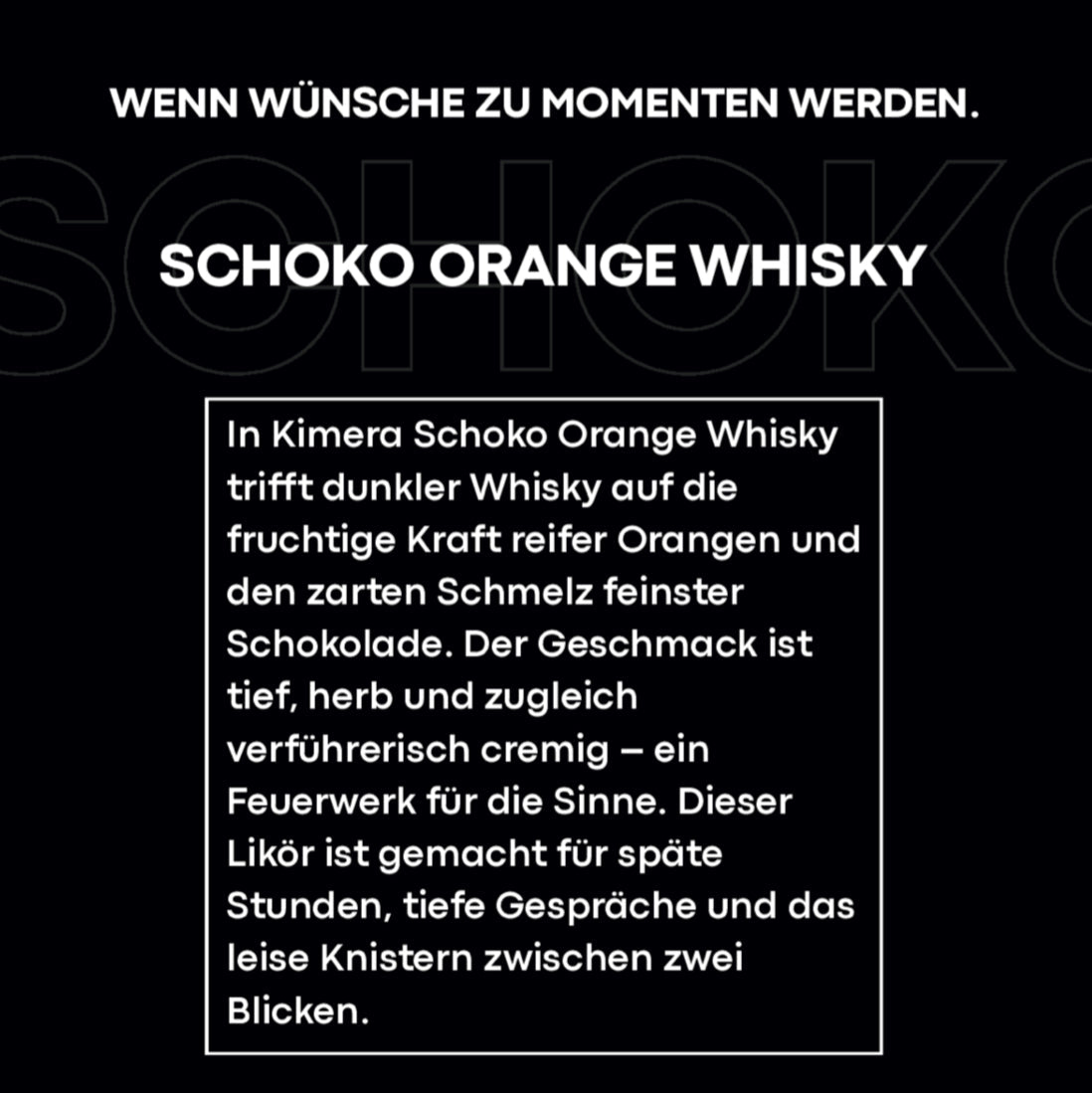 Orange Schoko Whisky-Likör